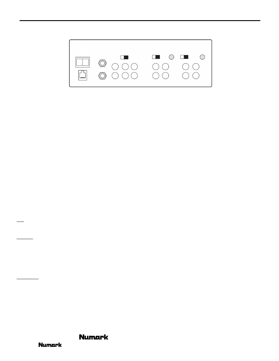 Rear panel diagram, The leader in dj technology | Link electronic PRO SM-1 User Manual | Page 9 / 12