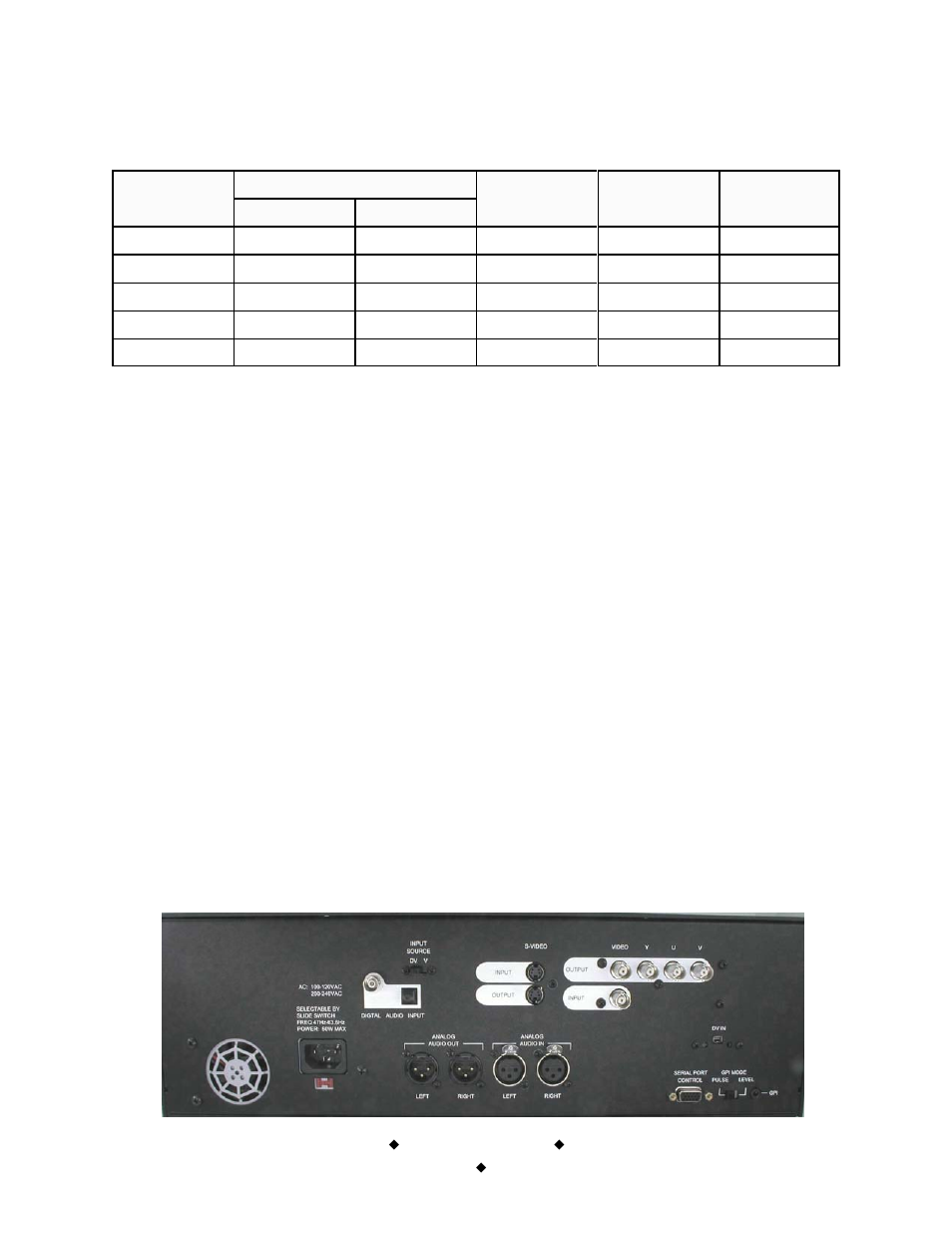 Link, Model pcr-8200 video disk recorder | Link electronic PCR-8200 User Manual | Page 2 / 2