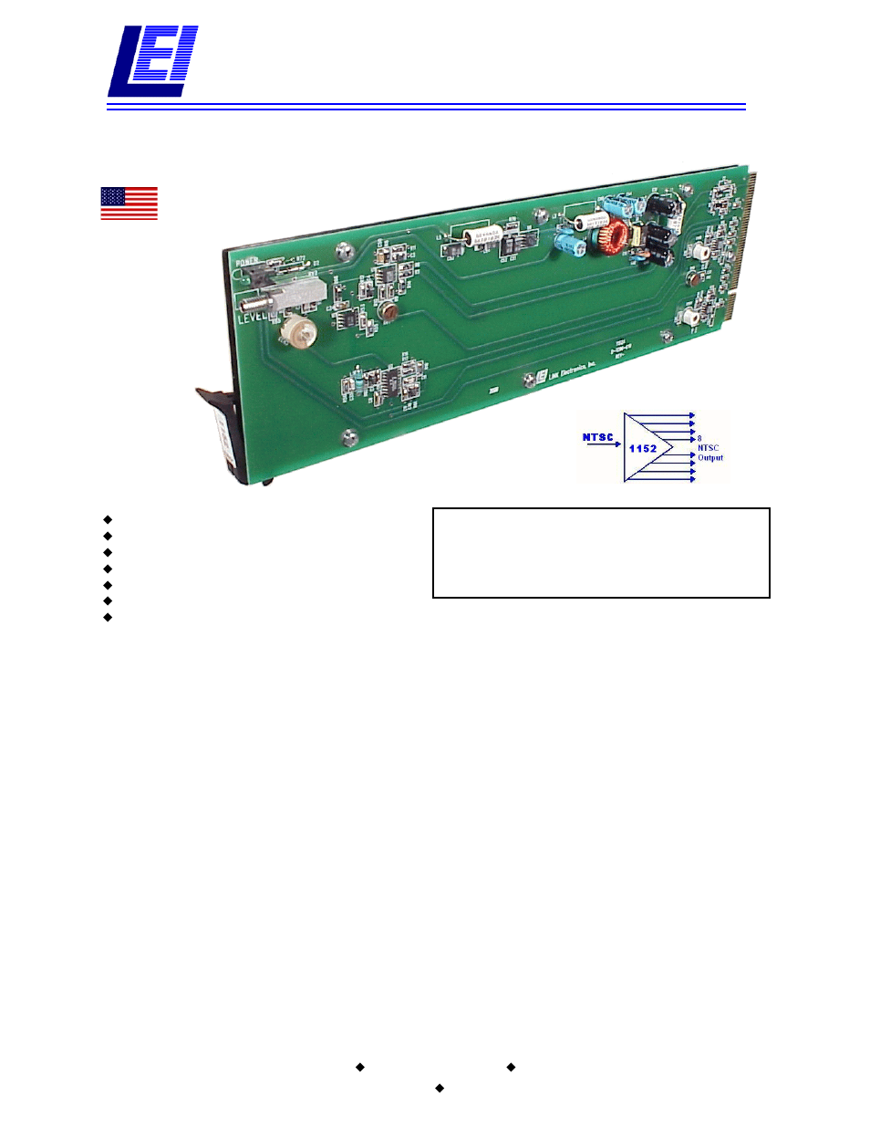 Link electronic DigiFlex 1152 User Manual | 2 pages