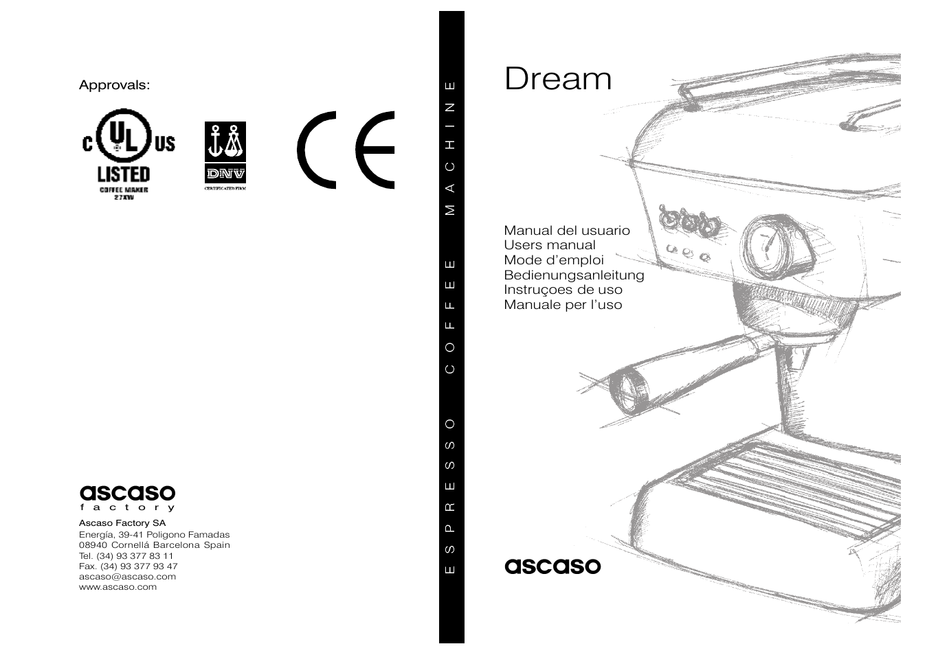 La Cafetiere Dream coffee maker User Manual | 34 pages