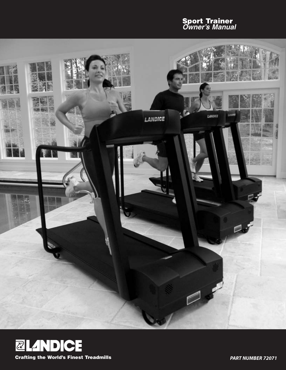 Landice Finest Treadmills User Manual | 19 pages
