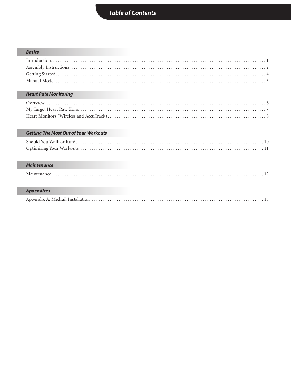 Landice Finest Treadmills User Manual | Page 5 / 19
