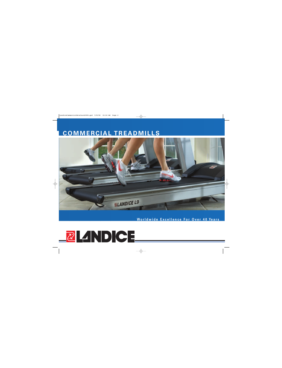 Landice L9 User Manual | 10 pages