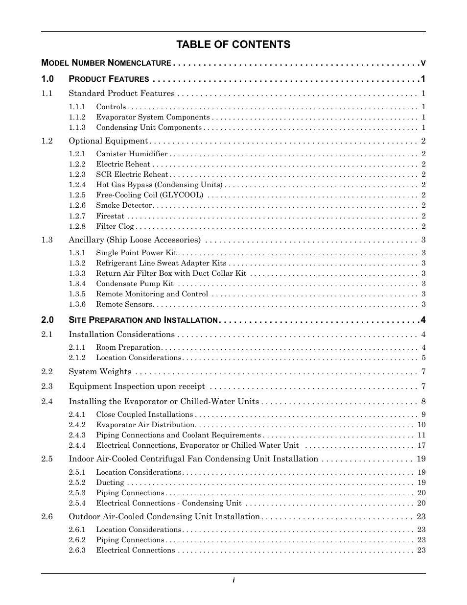 Liebert 50 & 60Hz User Manual | Page 3 / 72