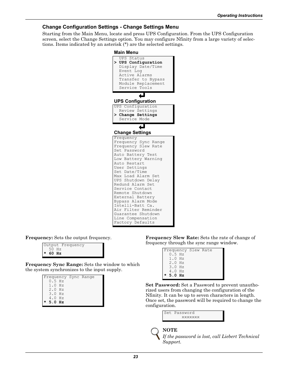 Liebert NfinityTM User Manual | Page 27 / 44