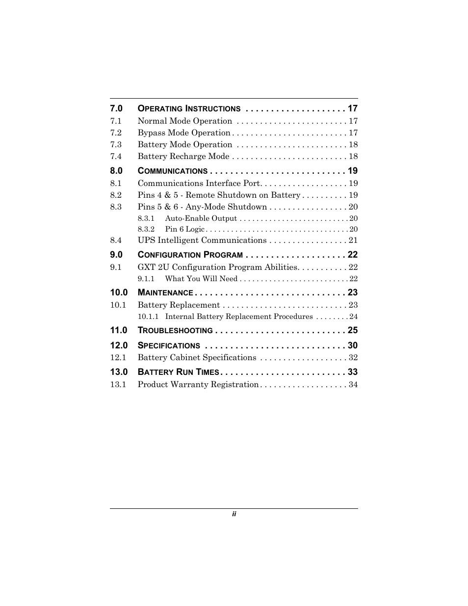 Liebert 230V User Manual | Page 4 / 40