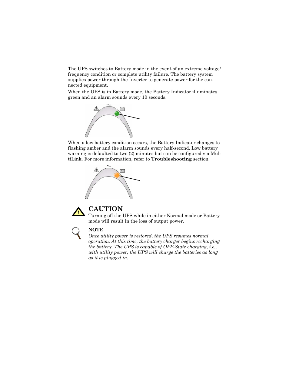 Caution | Liebert PSP User Manual | Page 19 / 32