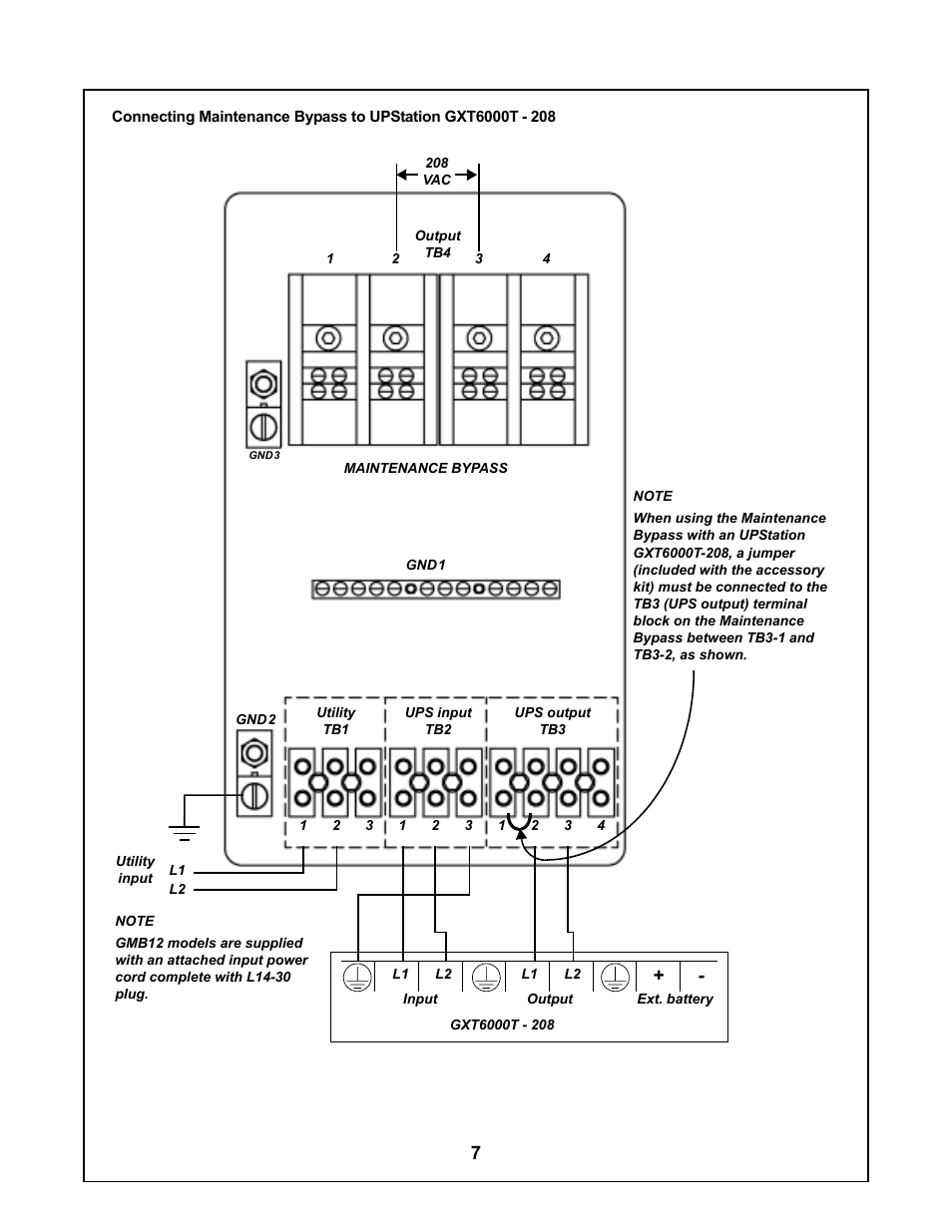 Liebert UPStation GXT User Manual | Page 11 / 20