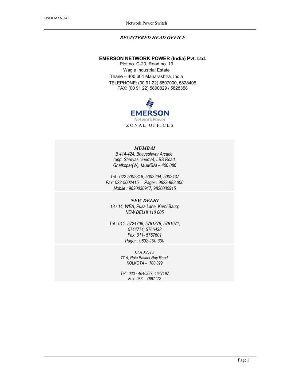 Liebert 110V User Manual | Page 5 / 31