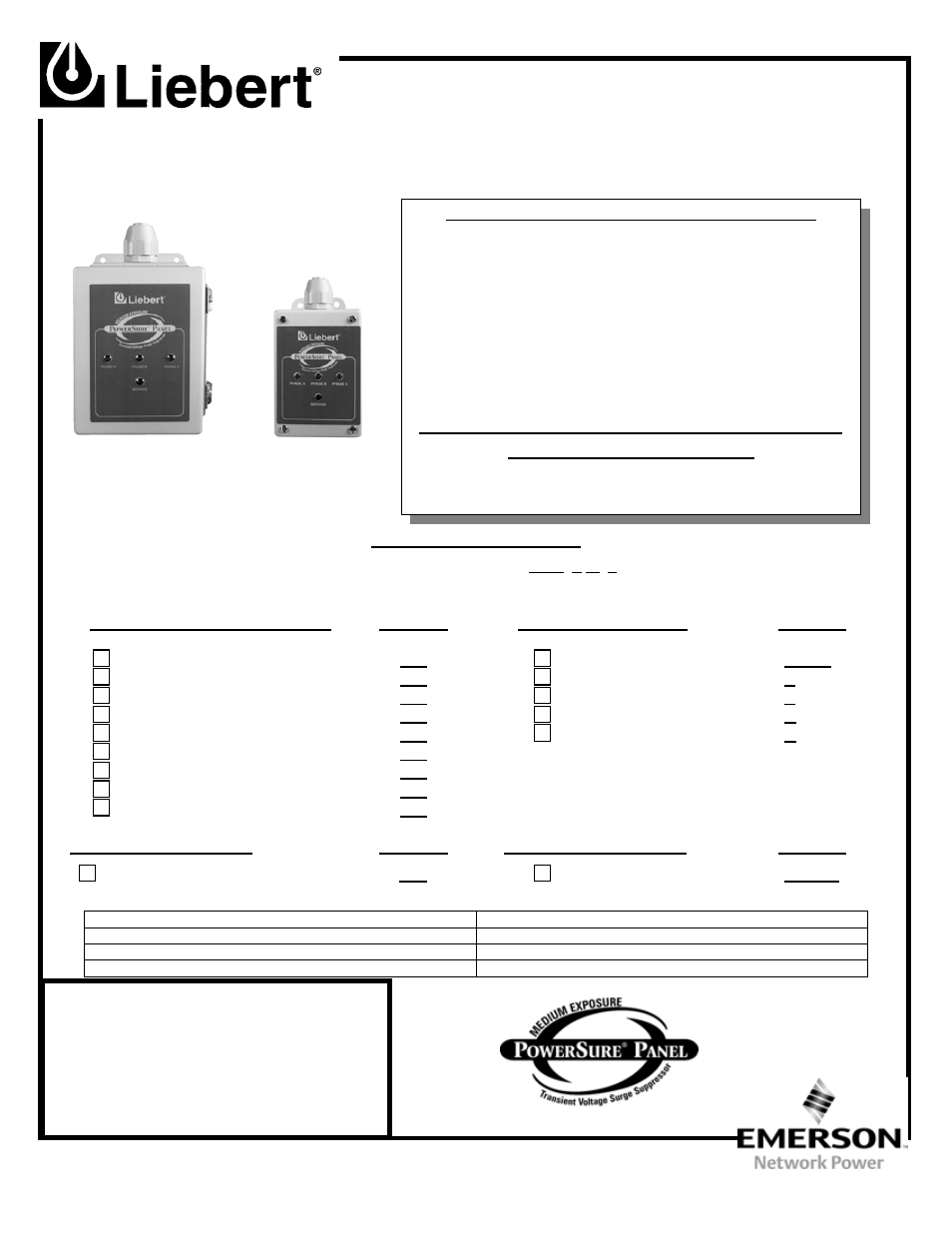 Liebert 277 User Manual | 1 page