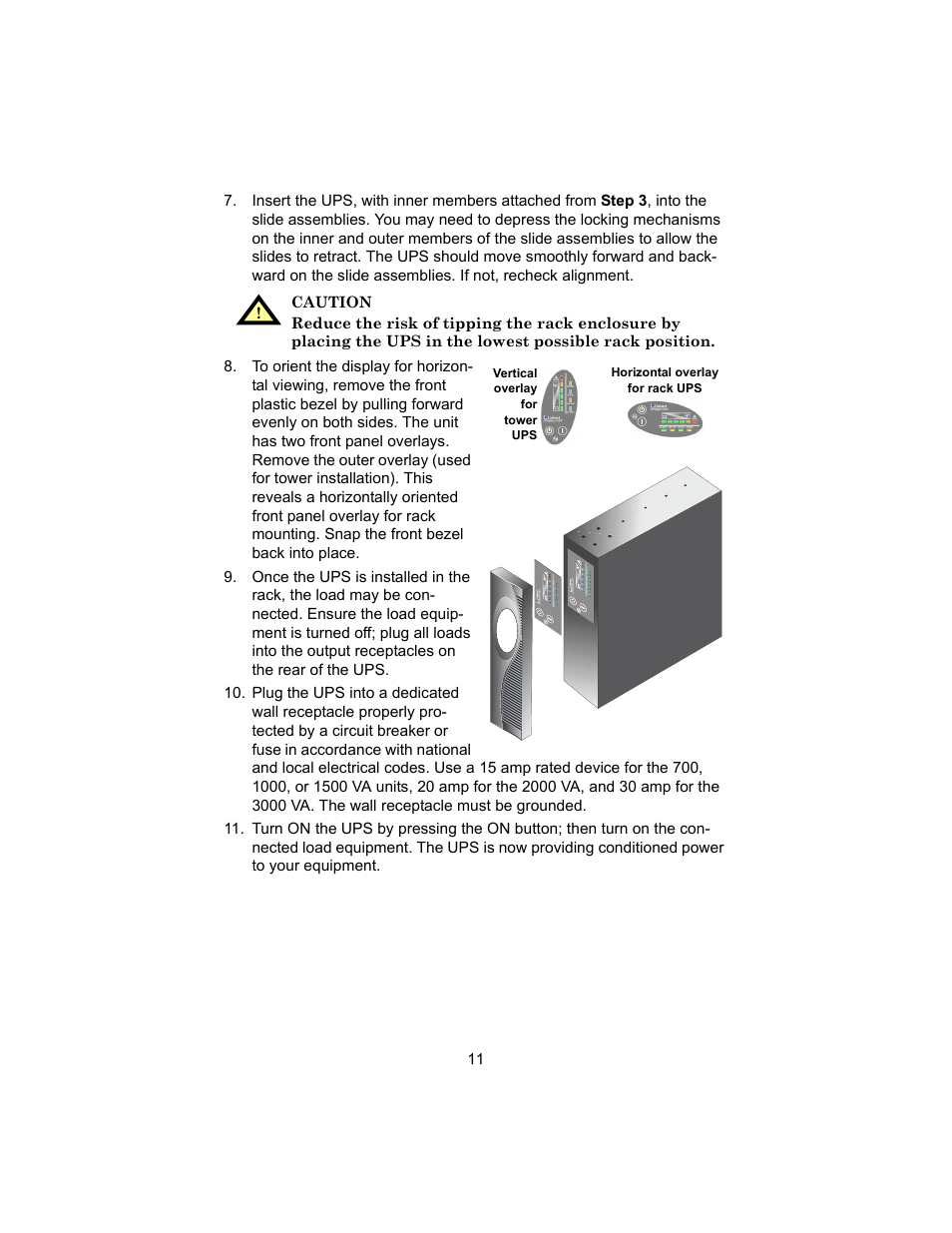 Liebert UPSTATION GXT 2U User Manual | Page 15 / 38