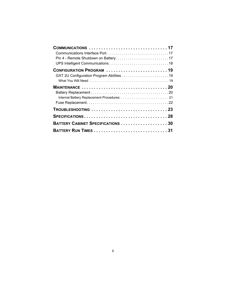 Liebert UPSTATION GXT 2U User Manual | Page 4 / 38