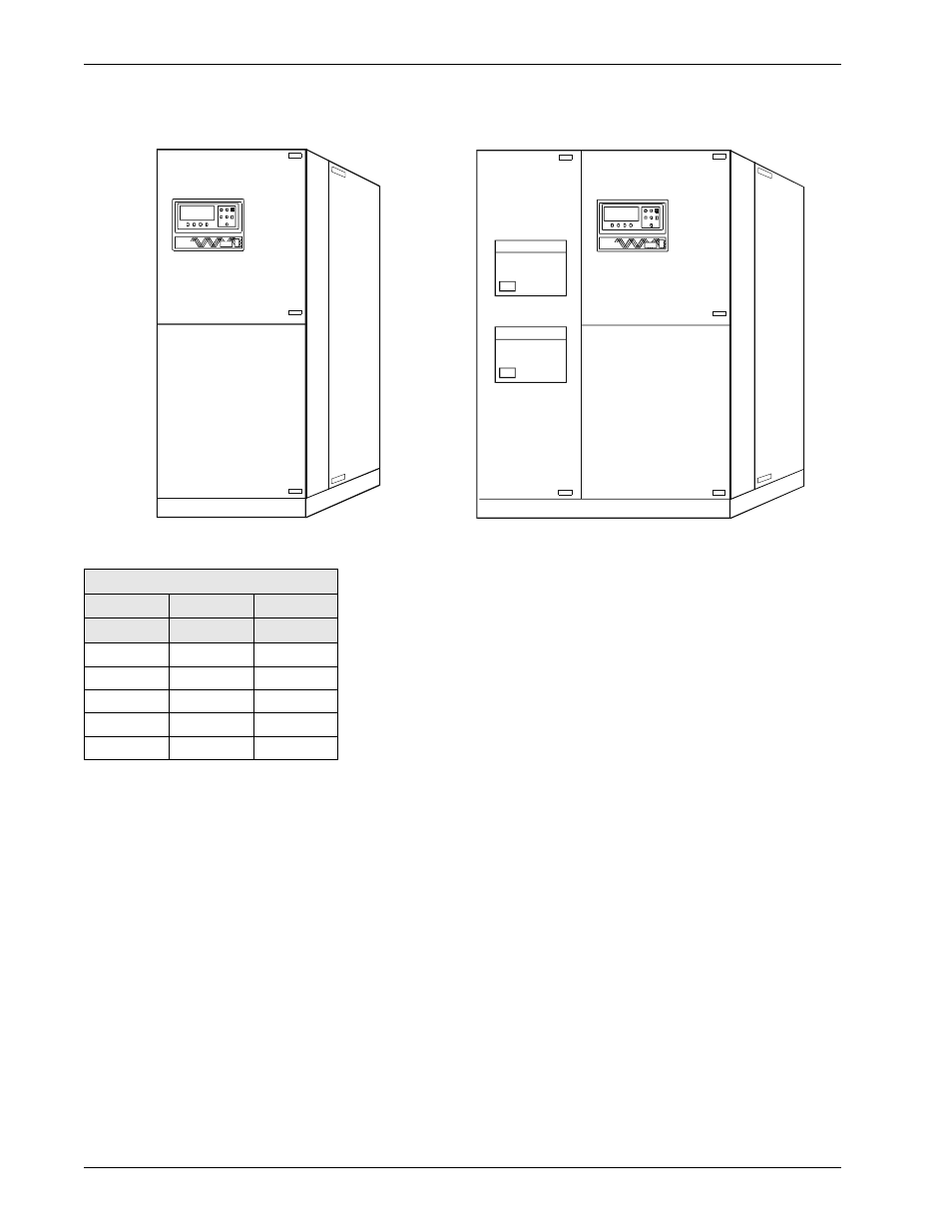 1 types of system control cabinets, Types of system control cabinets | Liebert 600TTM User Manual | Page 12 / 91