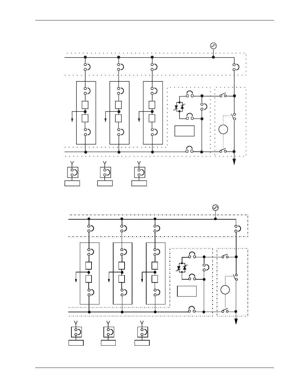 Figure 7, Typical multi-module configurations, Scct | Sccb, Figure 7 typical multi-module configurations | Liebert 600TTM User Manual | Page 29 / 91