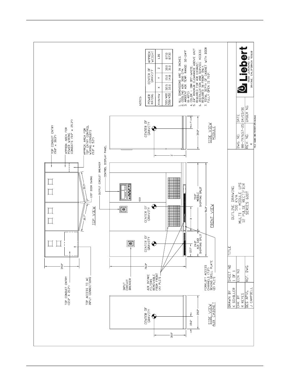 Figure 9 | Liebert 600TTM User Manual | Page 36 / 91