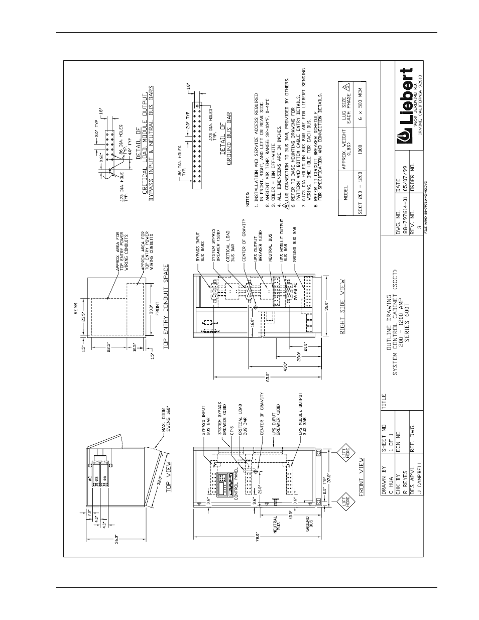 Figure 12 | Liebert 600TTM User Manual | Page 39 / 91