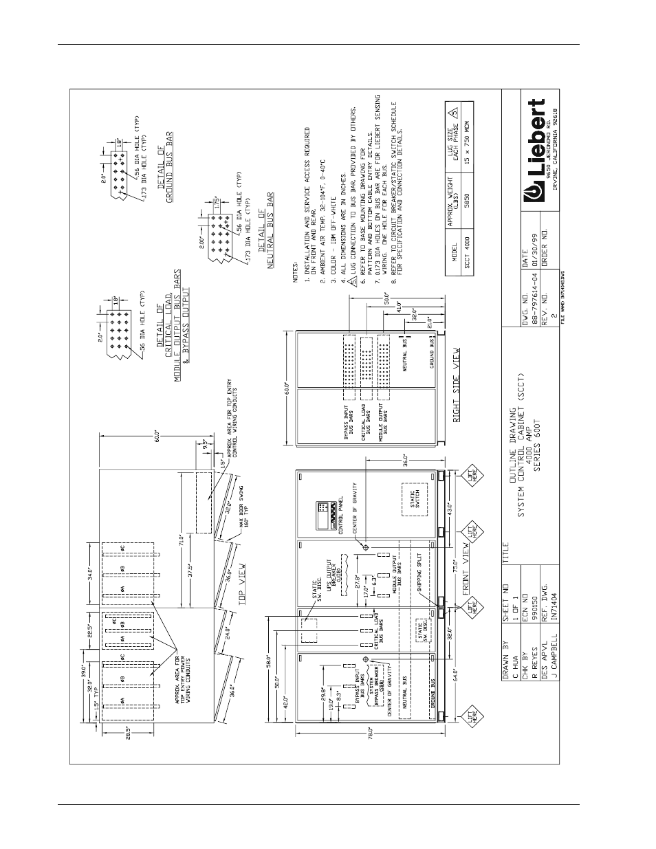 Figure 15 | Liebert 600TTM User Manual | Page 42 / 91