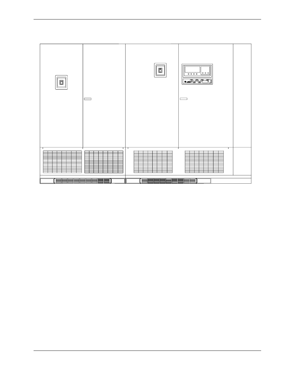 Figure 2 multi-module 500-750 kva ups, Figure 2, Multi-module 500-750 kva ups | Liebert Series 600T User Manual | Page 11 / 128