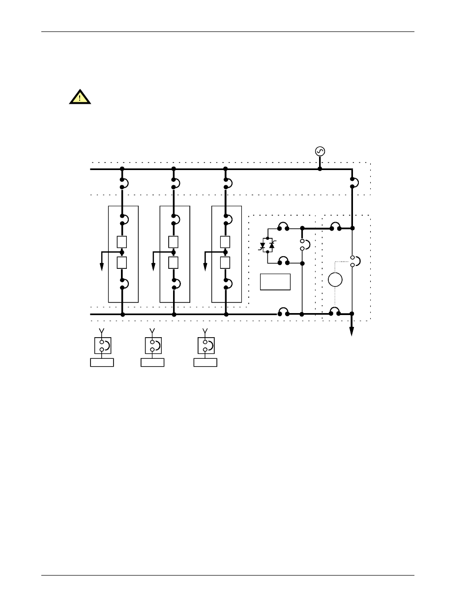 6 off battery, Figure 53 load on ups (battery not available), Off battery | Figure 53, Load on ups (battery not available), Scct | Liebert Series 600T User Manual | Page 90 / 128