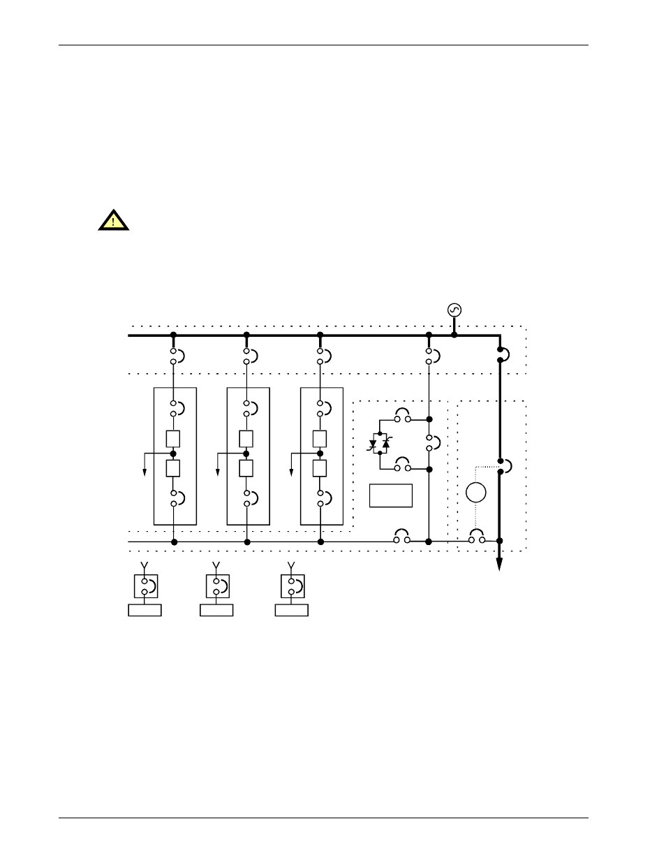 10 maintenance bypass, Maintenance bypass, Figure 57 | Load on maintenance bypass (two breakers), Scct | Liebert Series 600T User Manual | Page 94 / 128