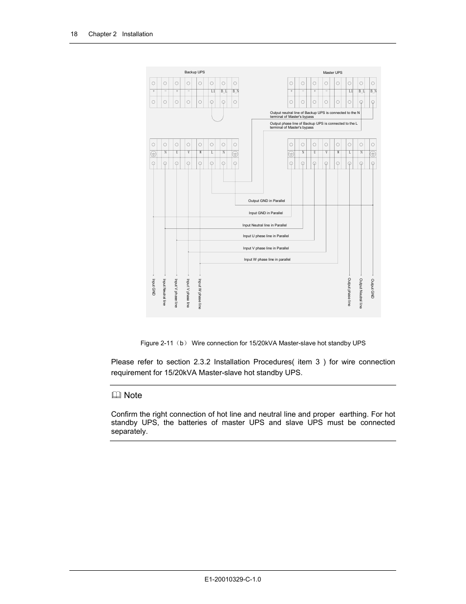 Liebert GXT2 - 3X1 User Manual | Page 18 / 42