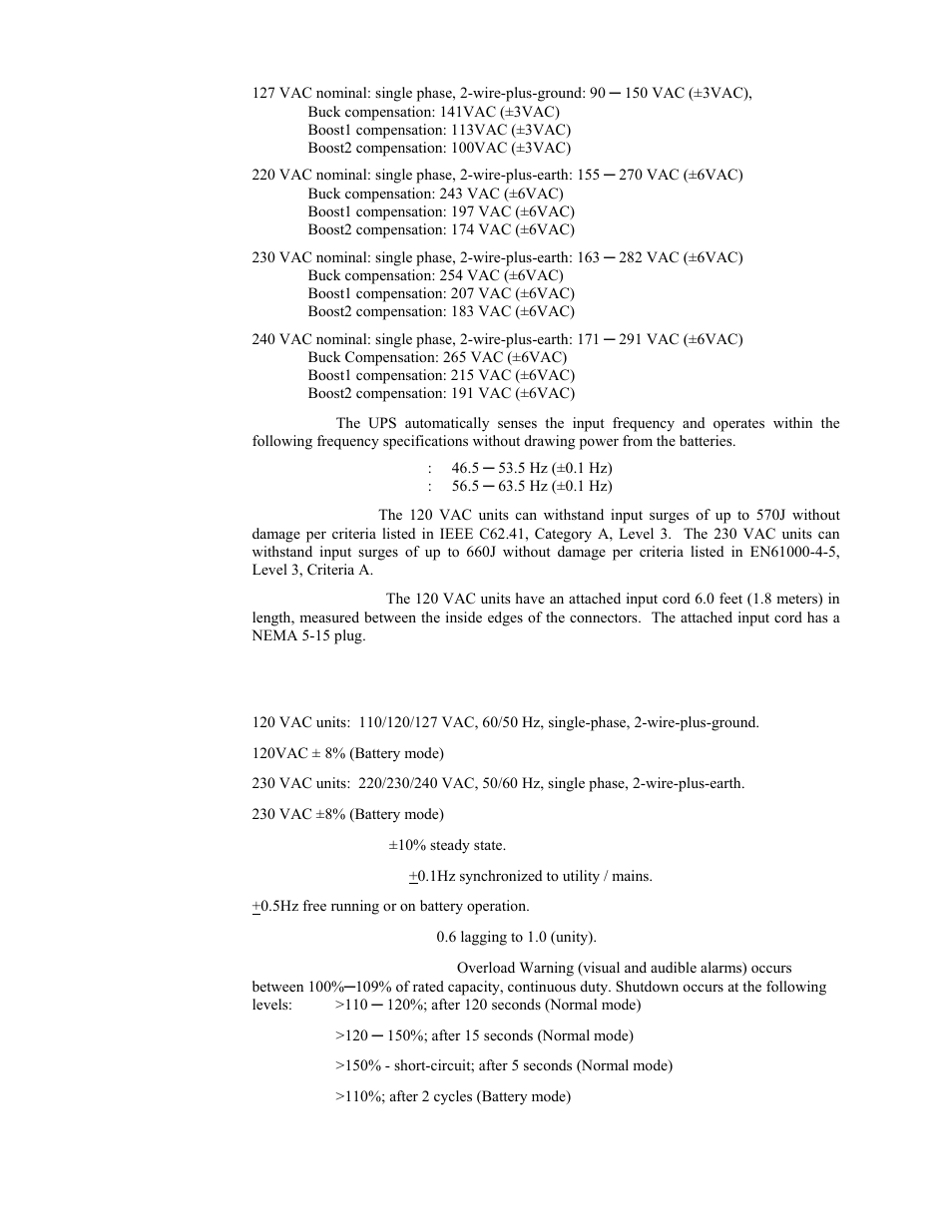 Liebert PowerSure PSA 350VA to 1000VA User Manual | Page 3 / 8