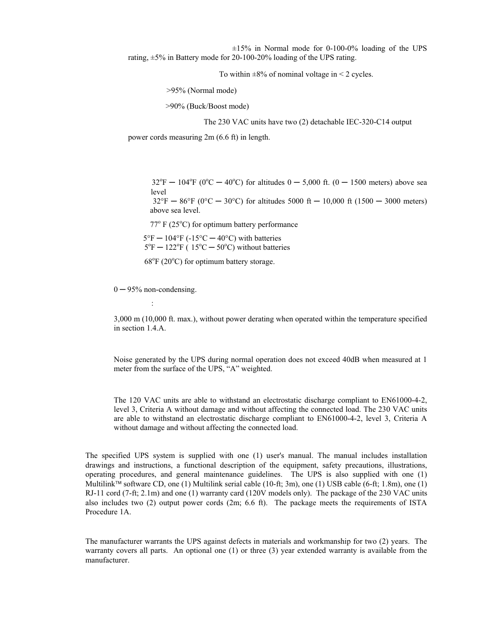 Liebert PowerSure PSA 350VA to 1000VA User Manual | Page 4 / 8