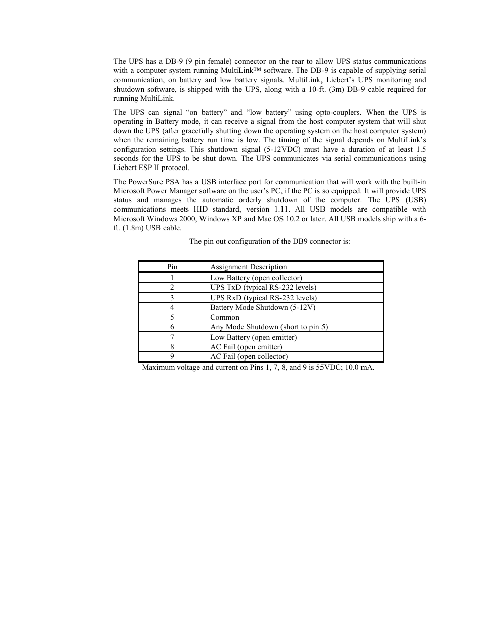 Liebert PowerSure PSA 350VA to 1000VA User Manual | Page 8 / 8