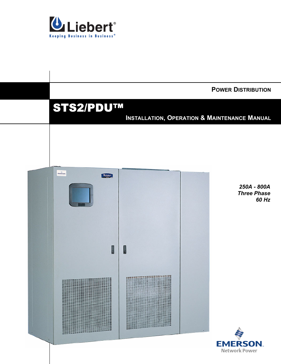 Liebert STS2 User Manual | 156 pages