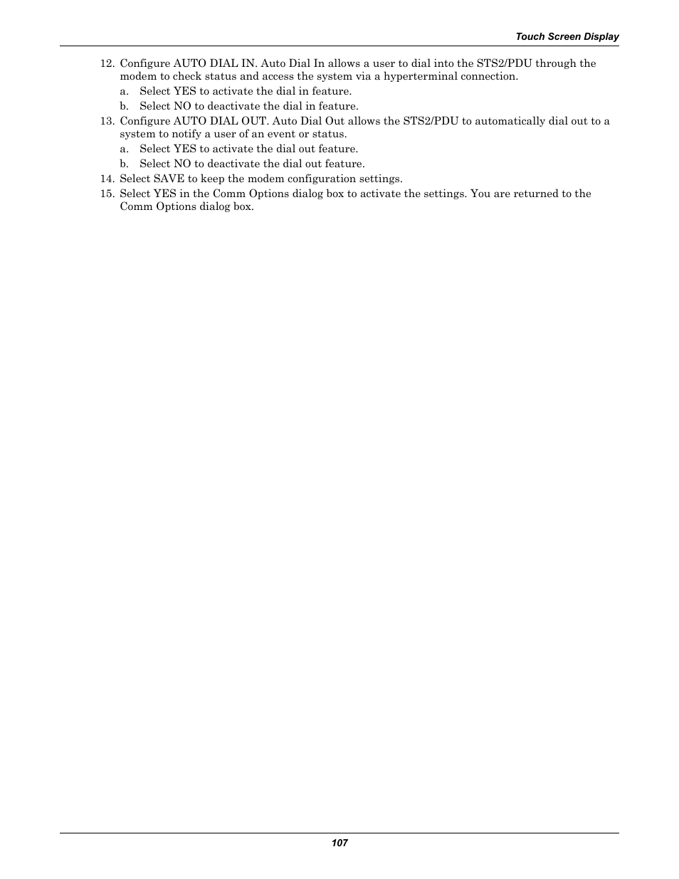 Liebert STS2 User Manual | Page 115 / 156