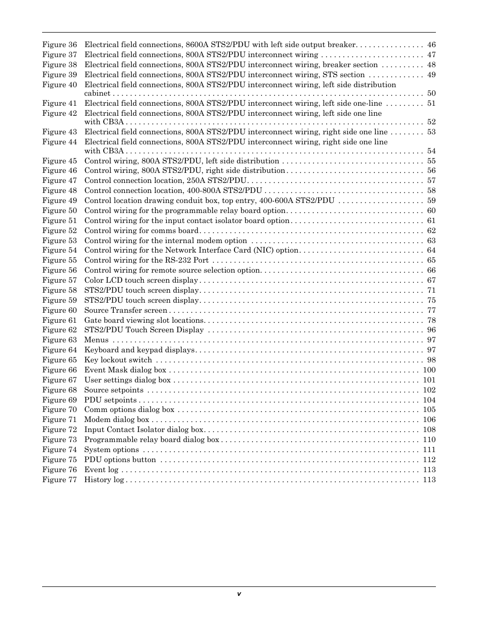 Liebert STS2 User Manual | Page 7 / 156