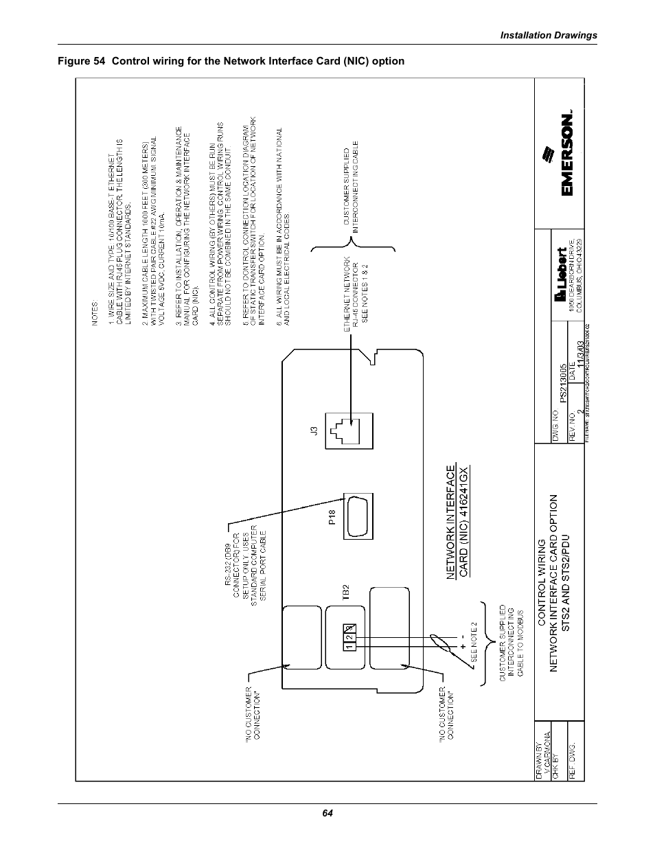 E figure 54 for con | Liebert STS2 User Manual | Page 72 / 156