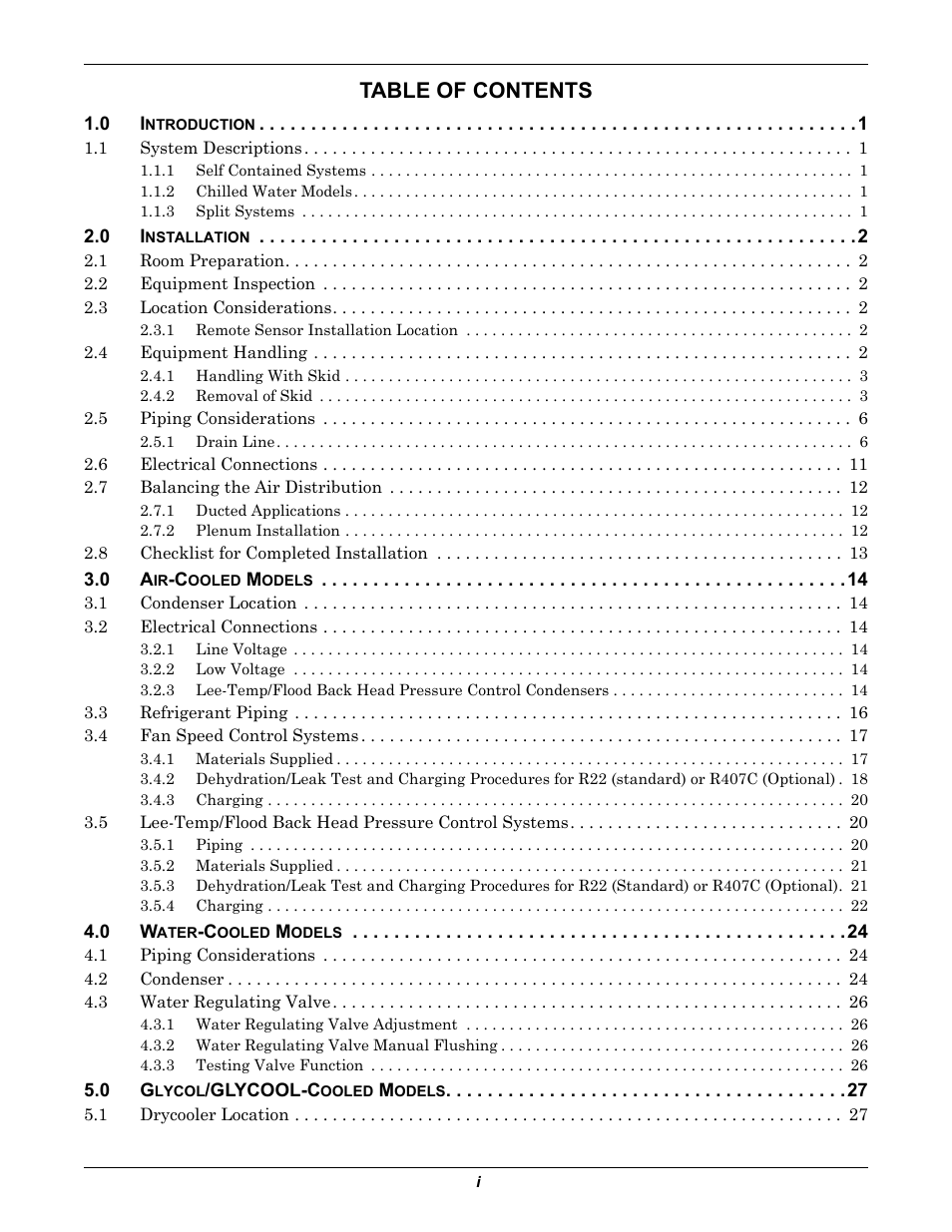 Liebert Challenger ITR User Manual | Page 3 / 64