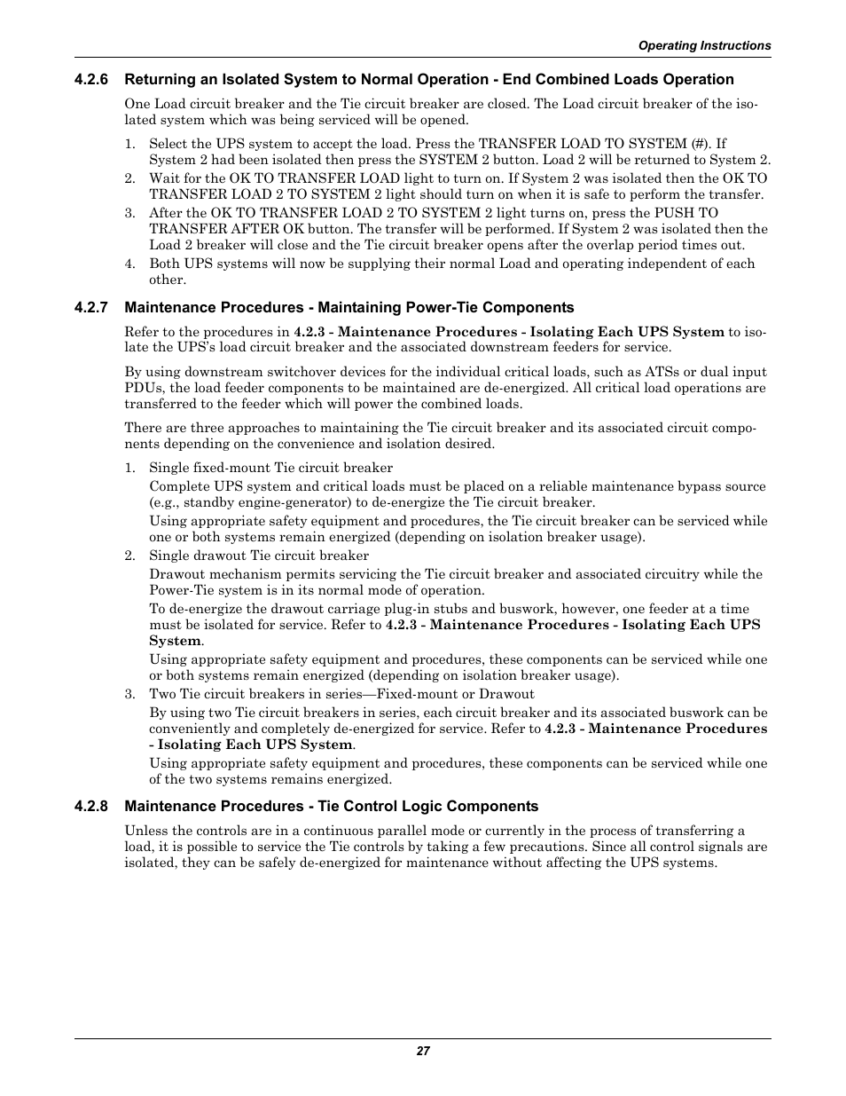 Liebert Series 610 User Manual | Page 31 / 44