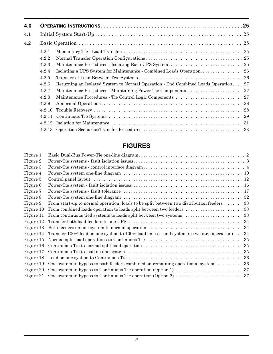 Figures | Liebert Series 610 User Manual | Page 4 / 44