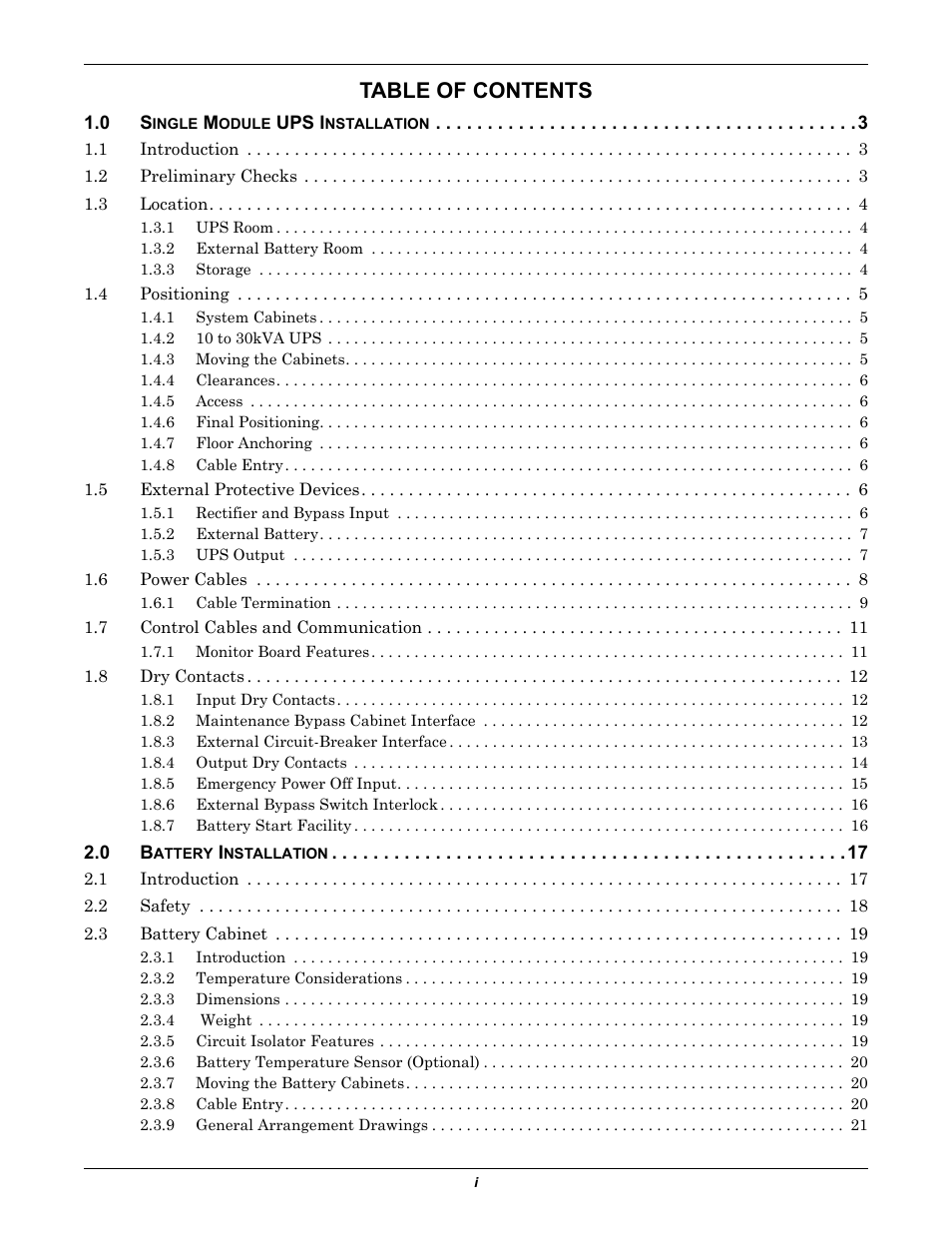 Liebert Emerson NX UPS System User Manual | Page 3 / 88