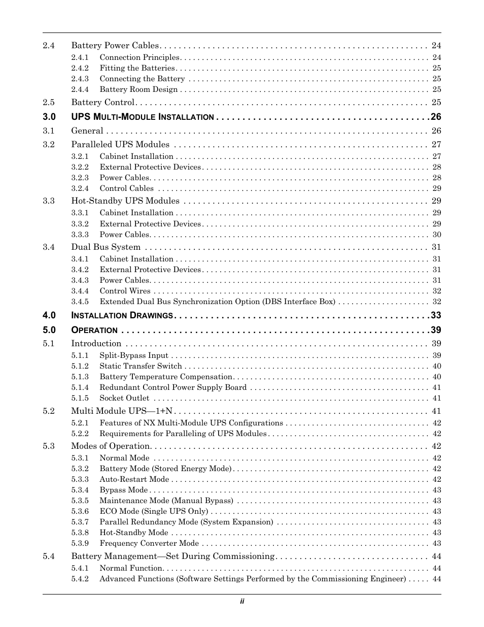 Liebert Emerson NX UPS System User Manual | Page 4 / 88