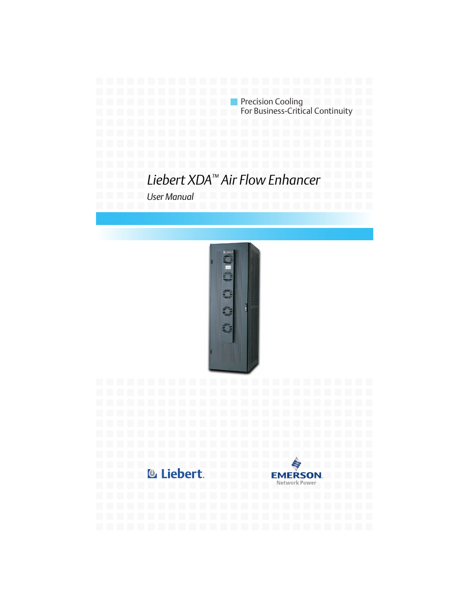 Liebert Air Flow Enhander XDA User Manual | 16 pages
