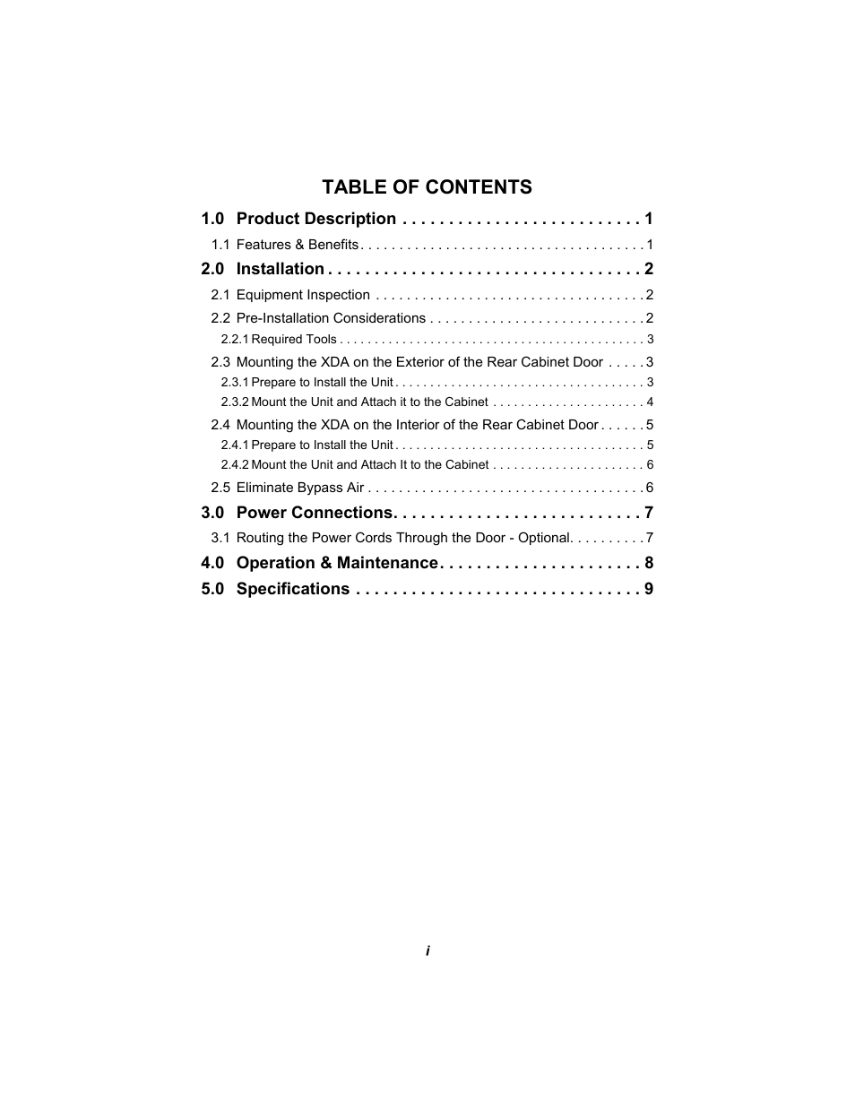 Liebert Air Flow Enhander XDA User Manual | Page 3 / 16