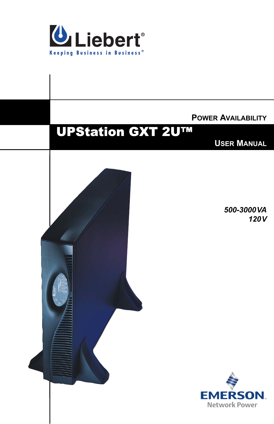 Liebert GXT 2U User Manual | 44 pages