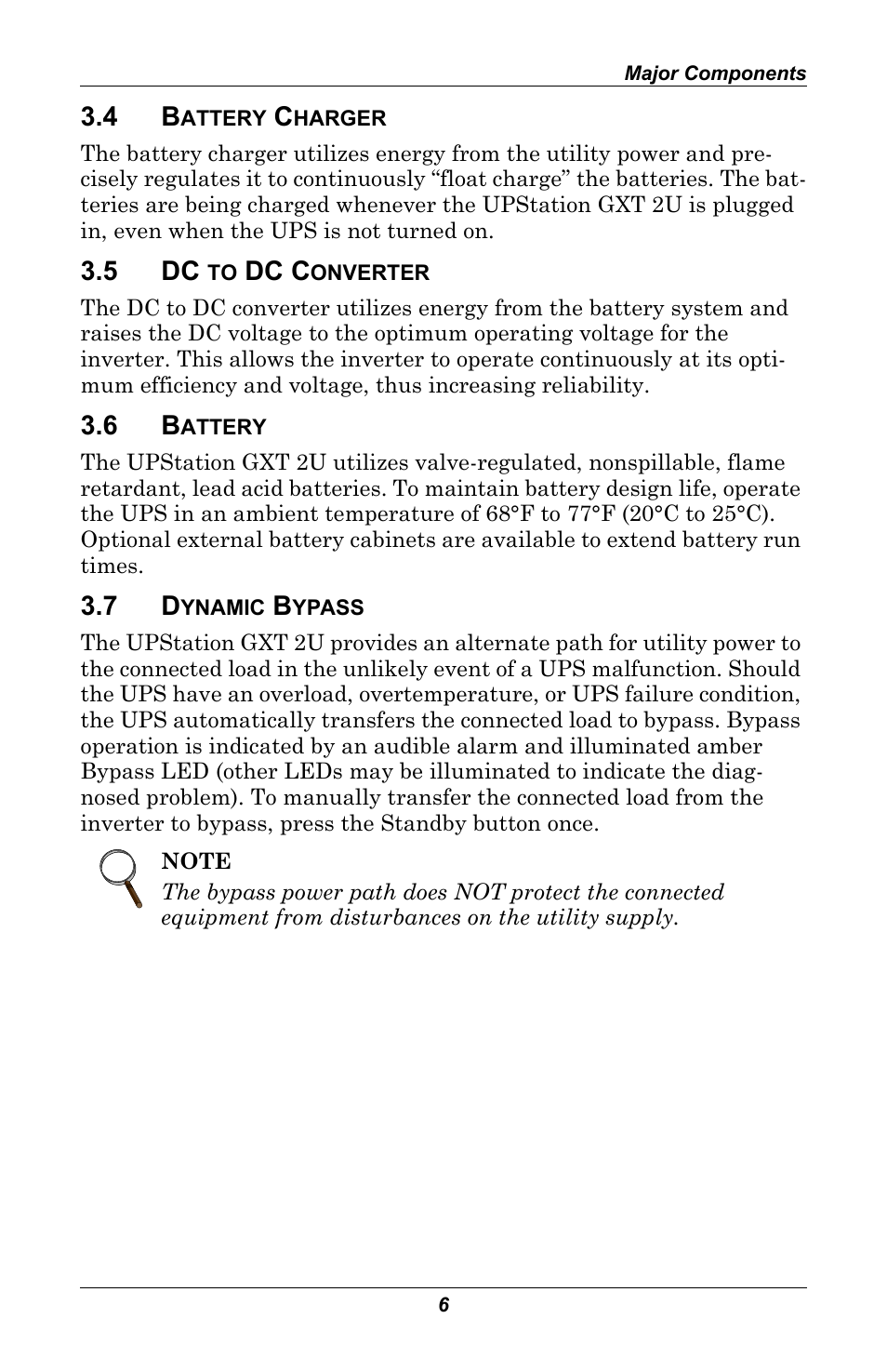 4 battery charger, 5 dc to dc converter, 6 battery | 7 dynamic bypass, Battery charger, Dc to dc converter, Battery, Dynamic bypass, 5 dc, Dc c | Liebert GXT 2U User Manual | Page 10 / 44