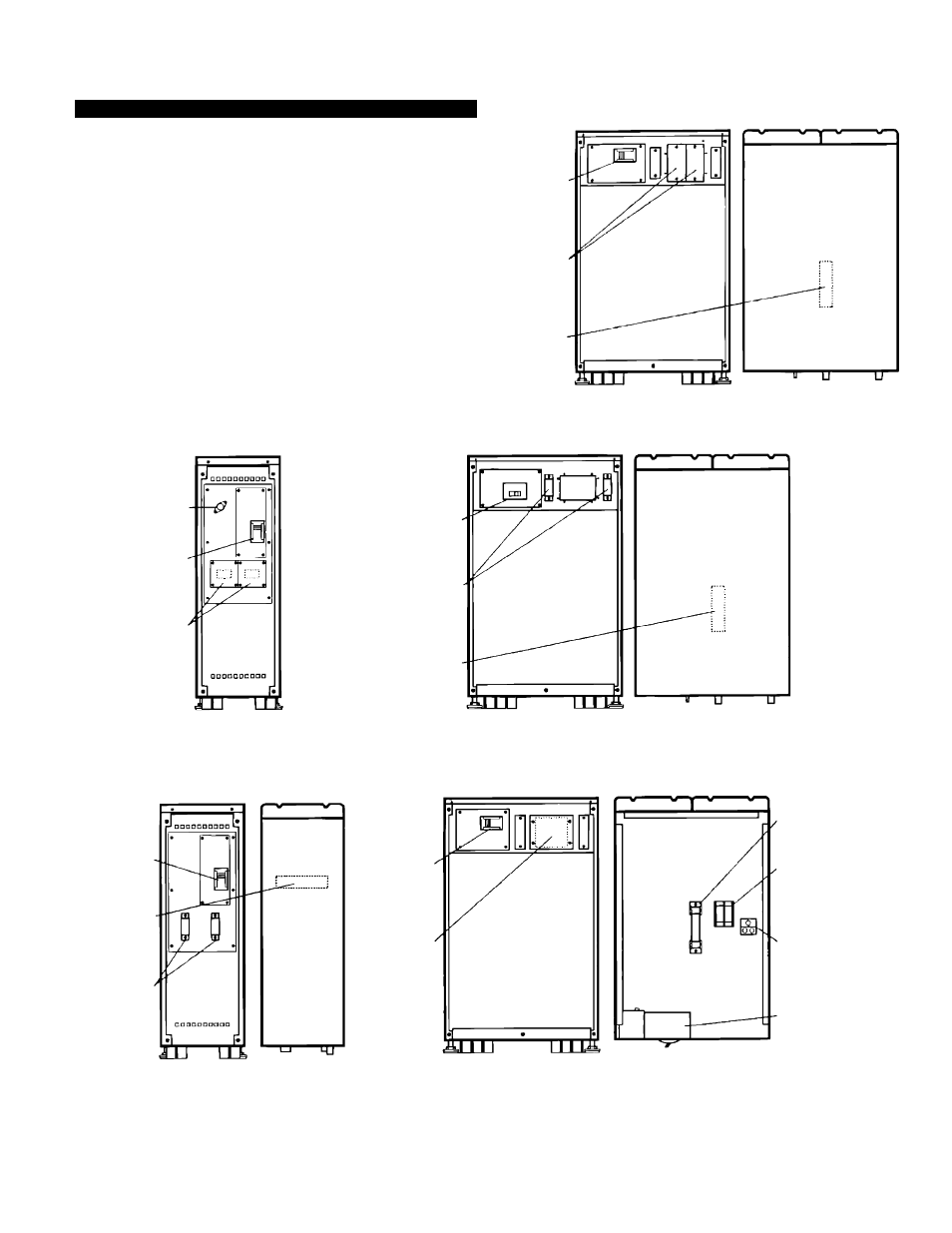 External battery cabinets | Liebert UPStation S VM18000 User Manual | Page 30 / 38