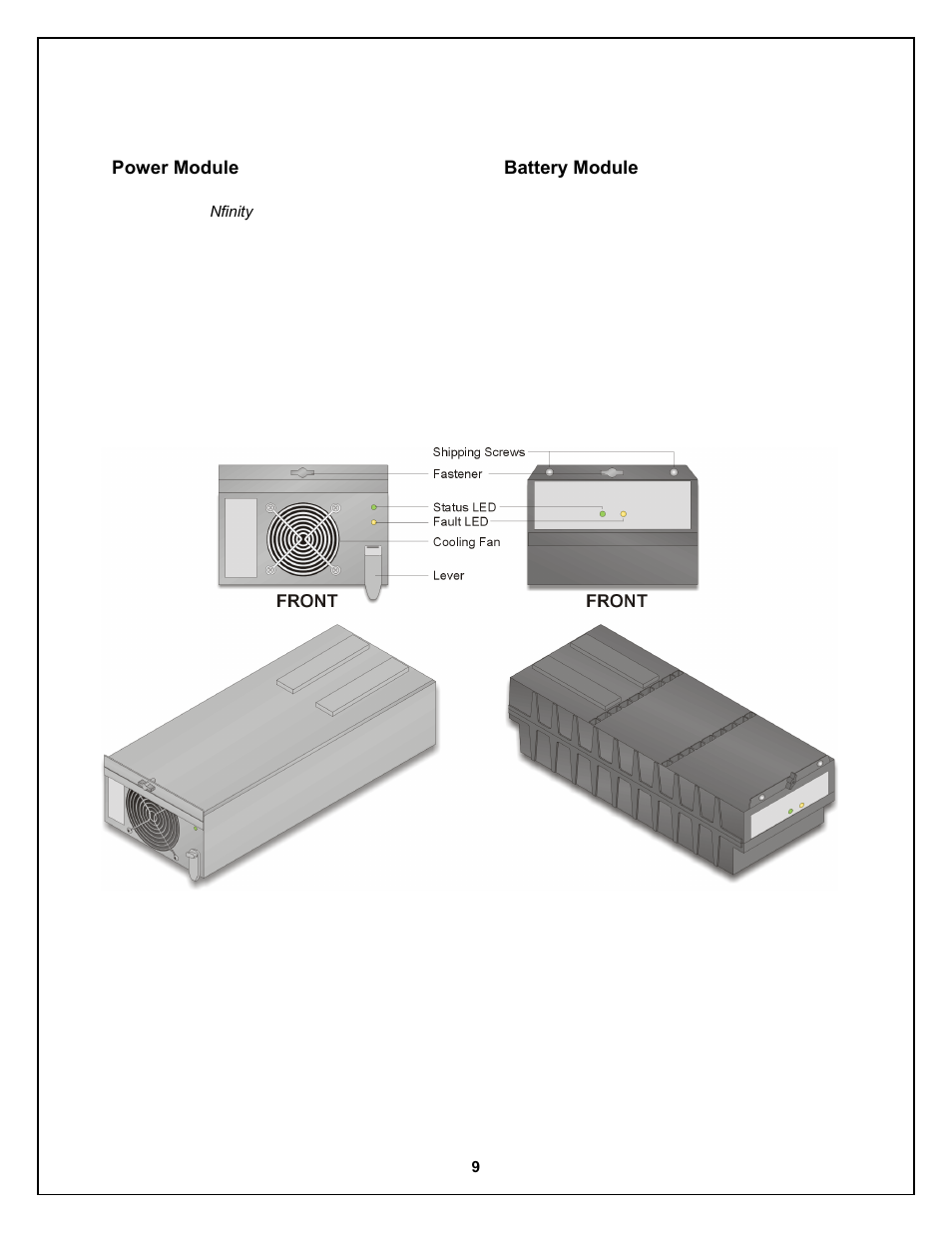 Liebert Nfinity 208 V / 240 V 60Hz User Manual | Page 11 / 45