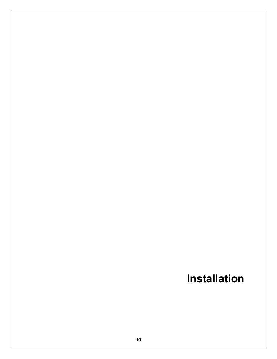 Installation | Liebert Nfinity 208 V / 240 V 60Hz User Manual | Page 12 / 45