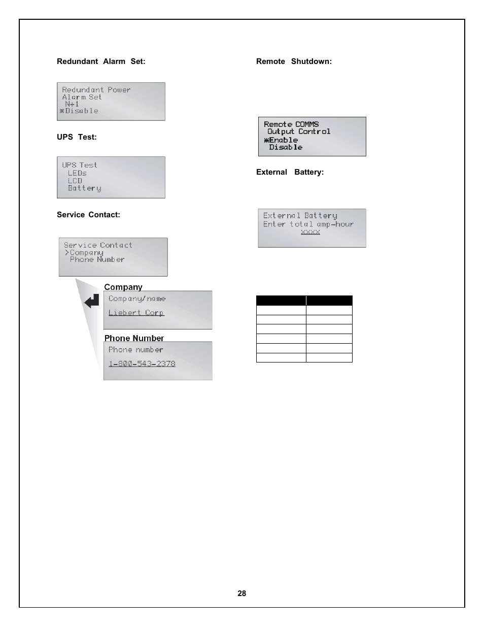 Liebert Nfinity 208 V / 240 V 60Hz User Manual | Page 30 / 45
