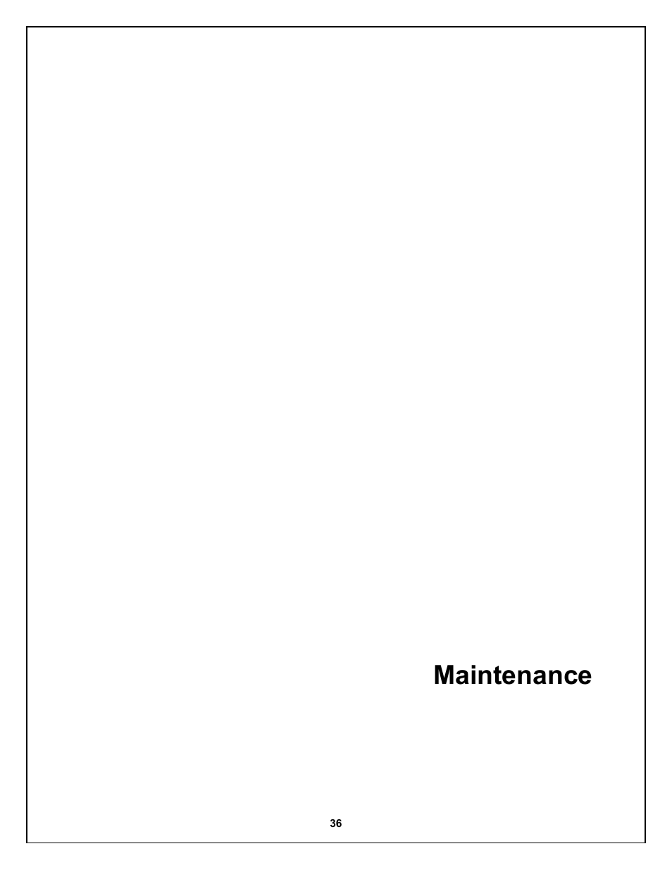Maintenance | Liebert Nfinity 208 V / 240 V 60Hz User Manual | Page 38 / 45