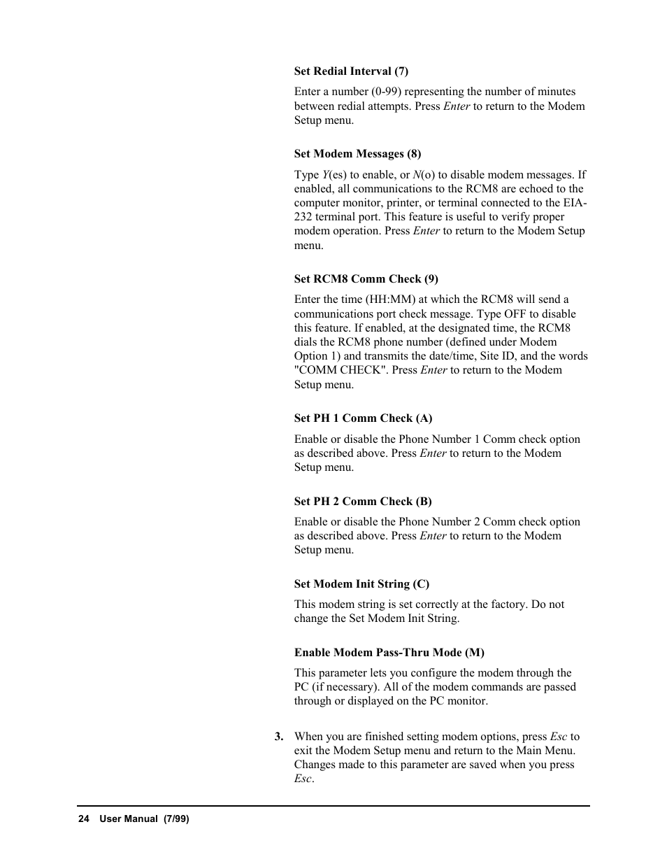 Liebert RCM8DO User Manual | Page 30 / 46