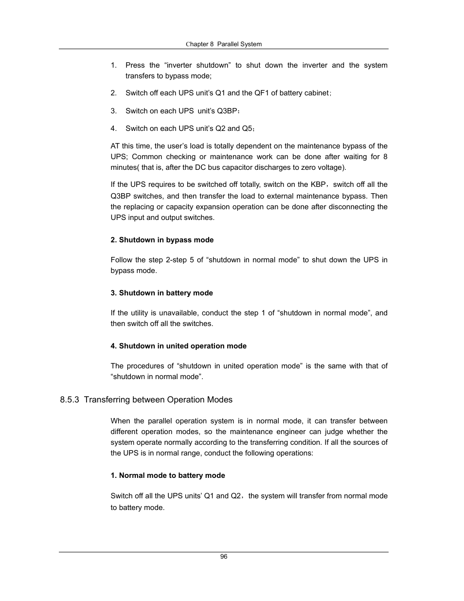 Liebert UPS System User Manual | Page 102 / 121