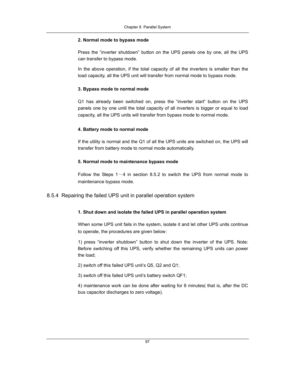 Liebert UPS System User Manual | Page 103 / 121