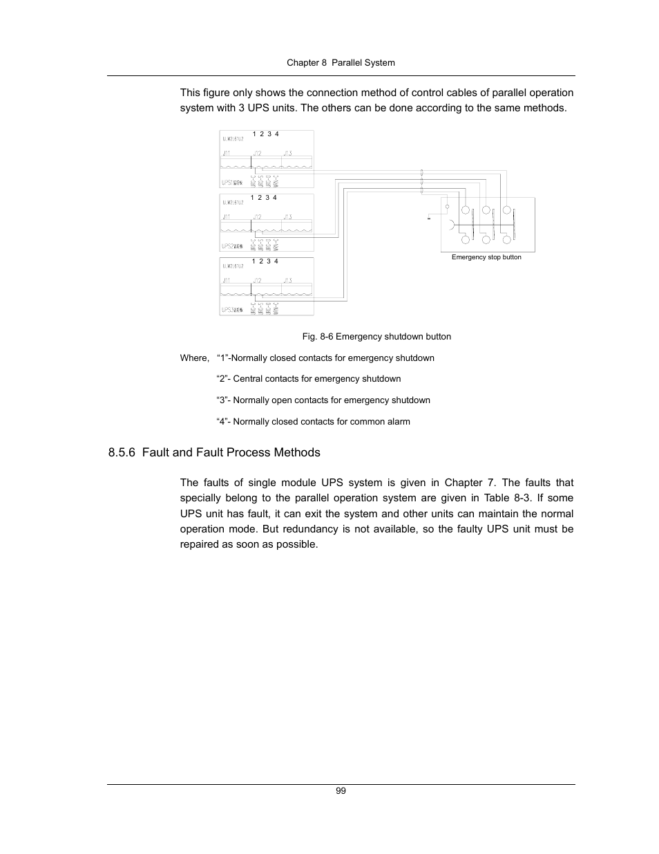 6 fault and fault process methods | Liebert UPS System User Manual | Page 105 / 121